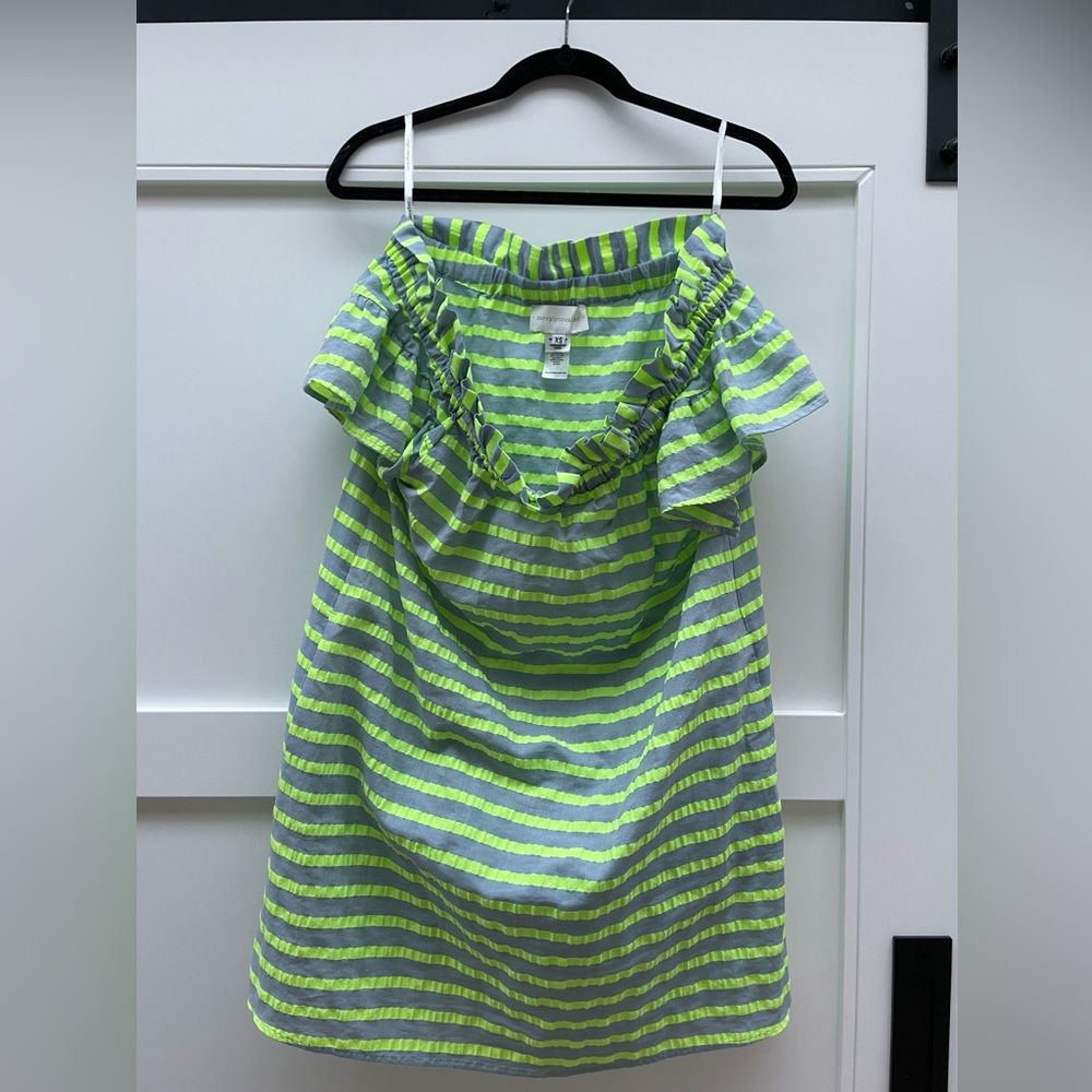 Anthropologie Corey Lynn Calter Striped Neon Dress XS